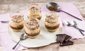 Knuspertiramisu mit Getreidekaffee