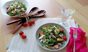 Spargel-Erdbeer-Salat