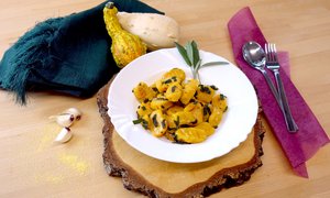 Vegane Kürbis-Gnocchi