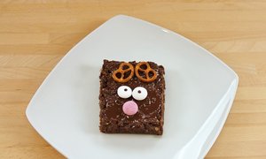 Vegane Rentier Brownies