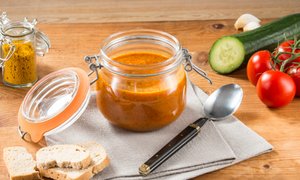 Pikante Curry-Gazpacho