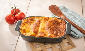 Vegane Lasagne mit Sonnenblumenkern-Ragout