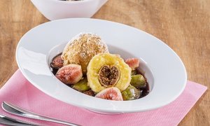 Grießknödel mit Feigen-Vanille Kompott